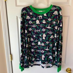 Hanna Andersson Adult Star Wars Long John Pajama Top In Organic Cotton Size XXL